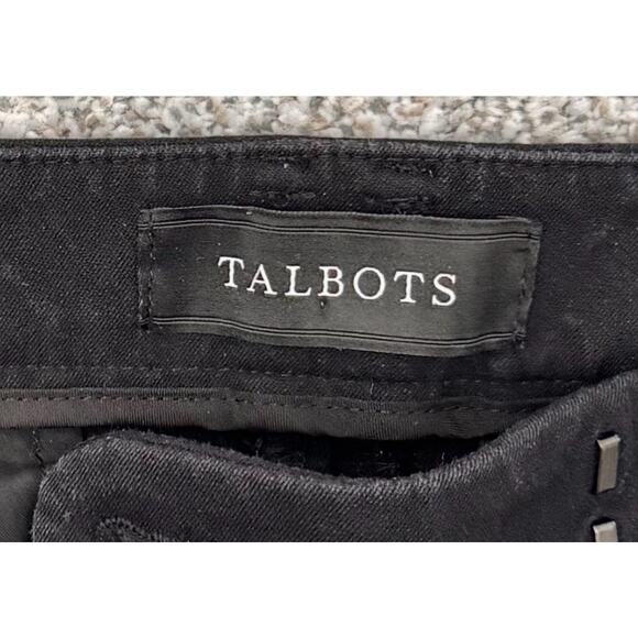Talbots Pants Womens Size 8P High Waist Straight Office Chic Preppy Modern 2018 - Picture 7 of 10